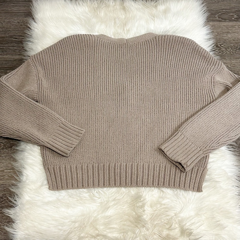 Abercrombie & Fitch Womens Button Down Chunky Knit Cardigan V Neck Size Small - Picture 2 of 4